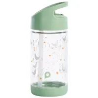 Бутылочка с соломинкой Premaman Ферма 0.4л  / Пластик / Зеленый
