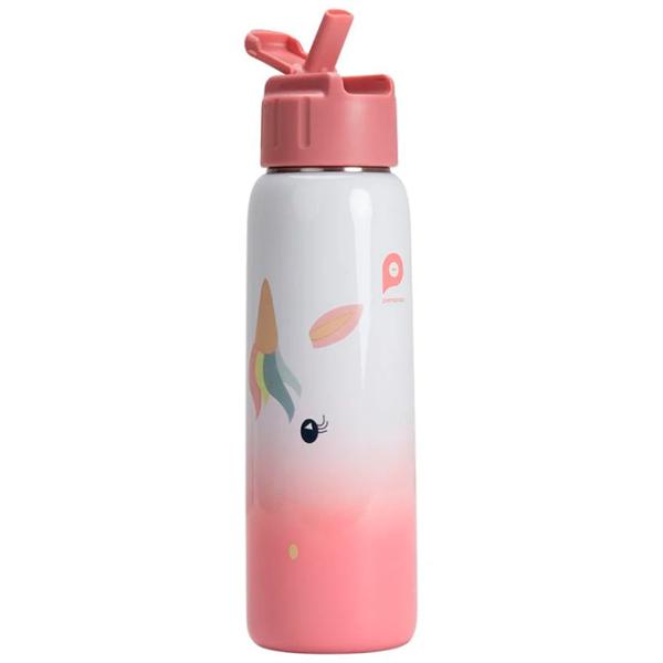 Бутылочка Premaman Unicorn 0.38л  / Металл / Розовый photo 2
