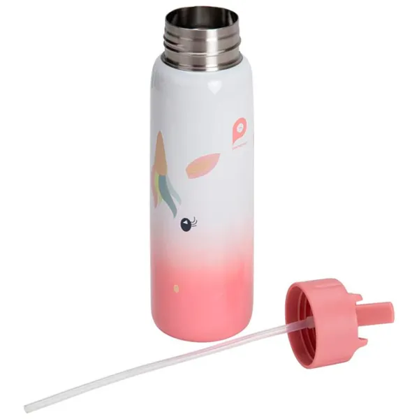 Бутылочка Premaman Unicorn 0.38л  / Металл / Розовый photo 4