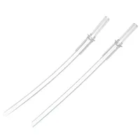 Трубочки для поильников Canpol Babies 56/106  12 месяцев / Силикон / Прозрачный