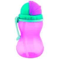 Бутылочка с соломинкой Canpol Babies 56/113 0.37л 12 месяцев / Пластик / Разноцветный photo 2