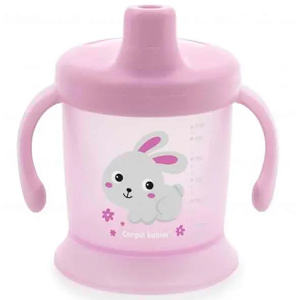 Sticluță Canpol Babies Bunny & Company 0.2l 12 luni / Silicon / Multicolor photo 2