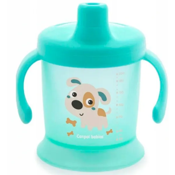 Sticluță Canpol Babies Bunny & Company 0.2l 12 luni / Silicon / Multicolor photo 5