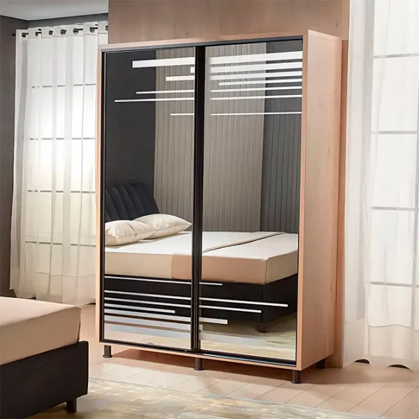 Dulap Ambianta Venus 140 x 58 x 224 / DSP / Artisan Oak photo 2 Dulap Ambianta Venus 140 x 58 x 224 / DSP / Artisan Oak photo 2