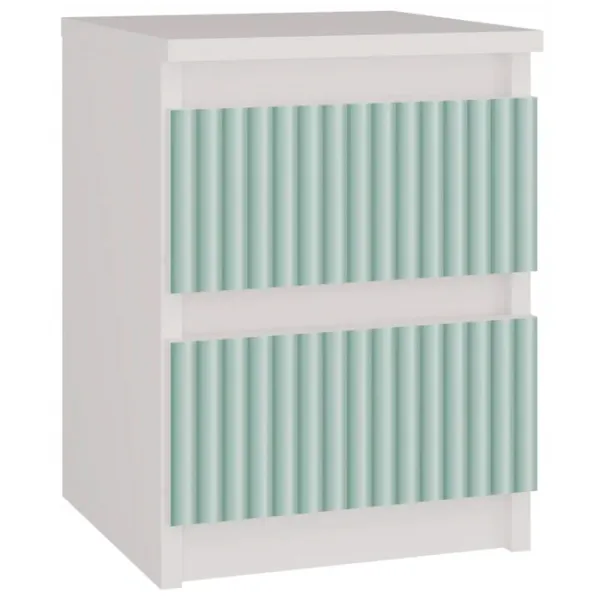 Noptiere TopEshop Malwa M2 40 x 30 x 30 / PAL / White photo 1