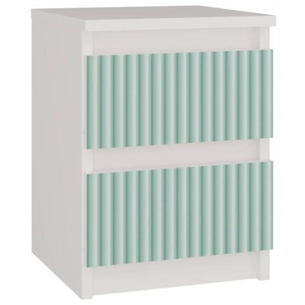 Noptiere TopEshop Malwa M2 40 x 30 x 30 / PAL / White photo 1