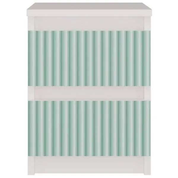 Noptiere TopEshop Malwa M2 40 x 30 x 30 / PAL / White photo 2