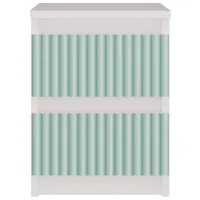 Noptiere TopEshop Malwa M2 40 x 30 x 30 / PAL / White photo 2