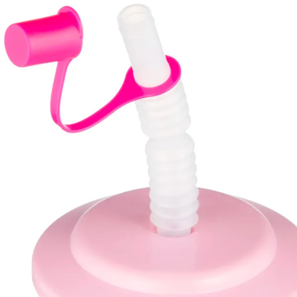Sticluță cu pai Canpol Babies 4/112 0.32l 1 an / Plastic / Multicolor photo 3