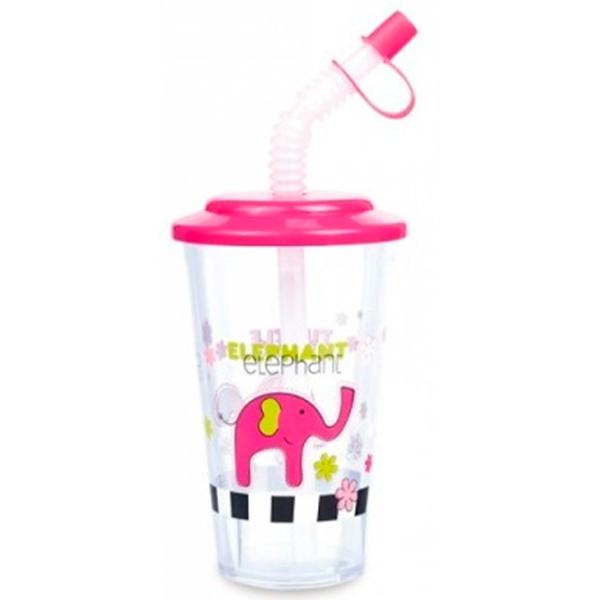Sticluță cu pai Canpol Babies 4/112 0.32l 1 an / Plastic / Multicolor photo 6