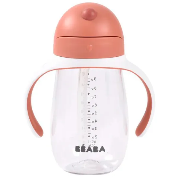 Бутылочка с соломинкой Beaba Terracotta 0.3л 8 месяцев / Тритан / Коричневый photo 1