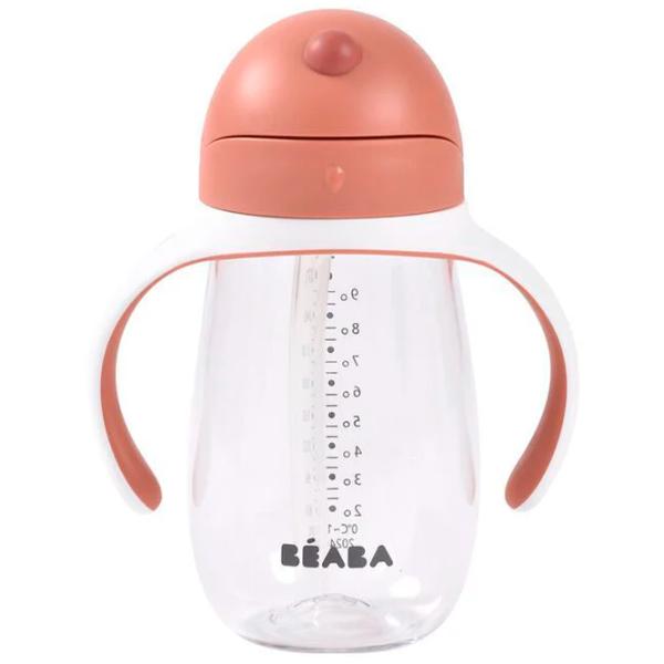 Бутылочка с соломинкой Beaba Terracotta 0.3л 8 месяцев / Тритан / Коричневый photo 1