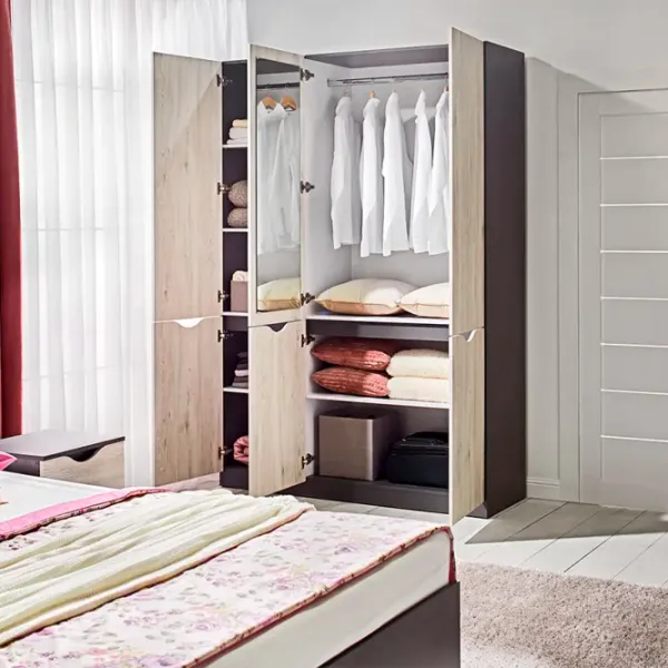 Шкаф Ambianta Happy 200 x 52см x 210 / ЛДСП / Графитовый photo 2