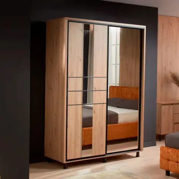 Шкаф Ambianta Rio 140 x 58см x 224 / ДСП / Дуб артисан photo 3 Шкаф Ambianta Rio 140 x 58см x 224 / ДСП / Дуб артисан photo 3