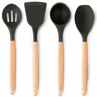 Set tacâmuri Tadar Silico Pemi Silicon / Black photo 2