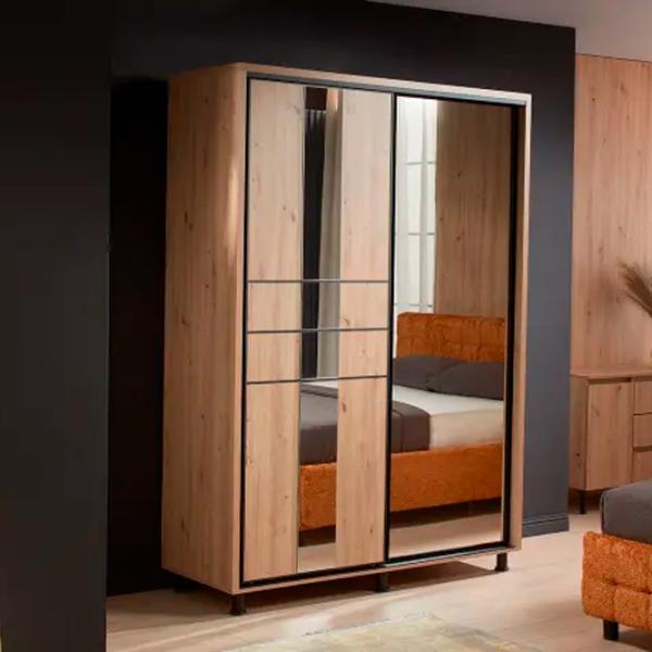 Шкаф Ambianta Rio 180 x 58см x 224 / ДСП / Дуб артисан photo 2 Шкаф Ambianta Rio 180 x 58см x 224 / ДСП / Дуб артисан photo 2