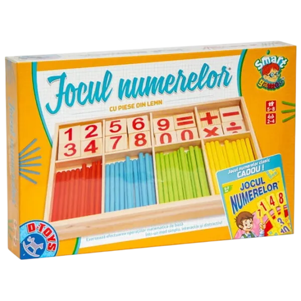 Joc educativ D-TOYS Jocul Numerelor 3+/ Dezvoltare photo 1