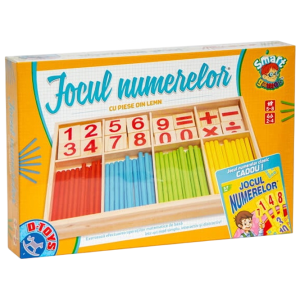 Joc educativ D-TOYS Jocul Numerelor 3+/ Dezvoltare photo 1