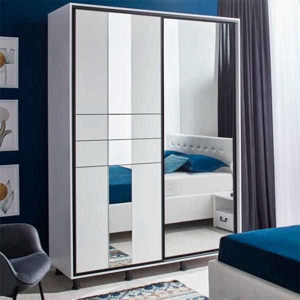 Dulap Ambianta Rio 180 x 58 x 224 / DSP / Alb photo 2 Dulap Ambianta Rio 180 x 58 x 224 / DSP / Alb photo 2