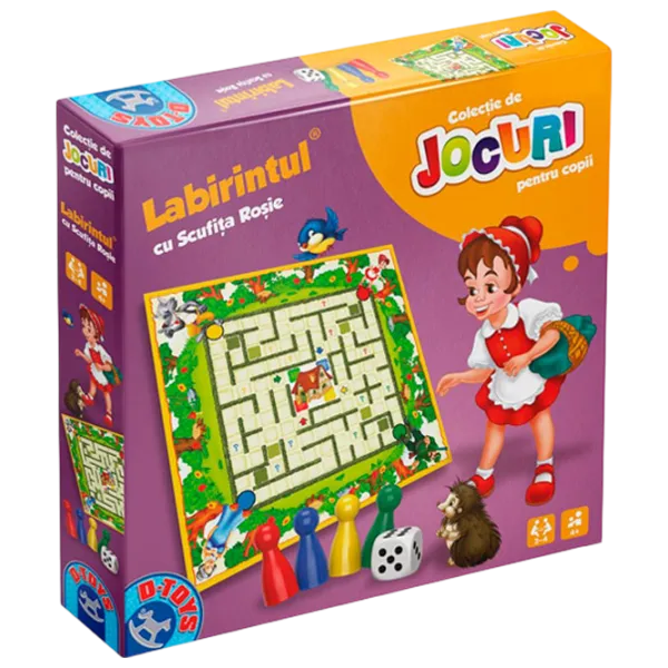Joc de masă D-TOYS Labirintul cu Scufița Roșie 4+/ Strategie photo 1