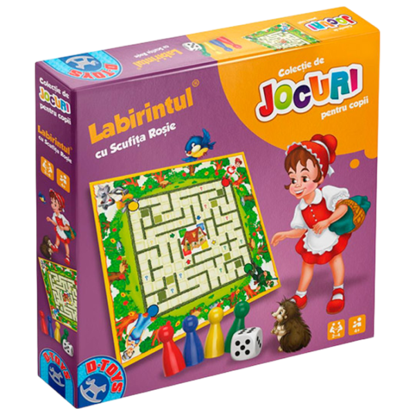 Joc de masă D-TOYS Labirintul cu Scufița Roșie 4+/ Strategie photo 1