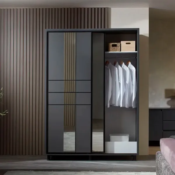 Dulap Ambianta Rio 180 x 58 x 224 / DSP / Grafit photo 5 Dulap Ambianta Rio 180 x 58 x 224 / DSP / Grafit photo 5