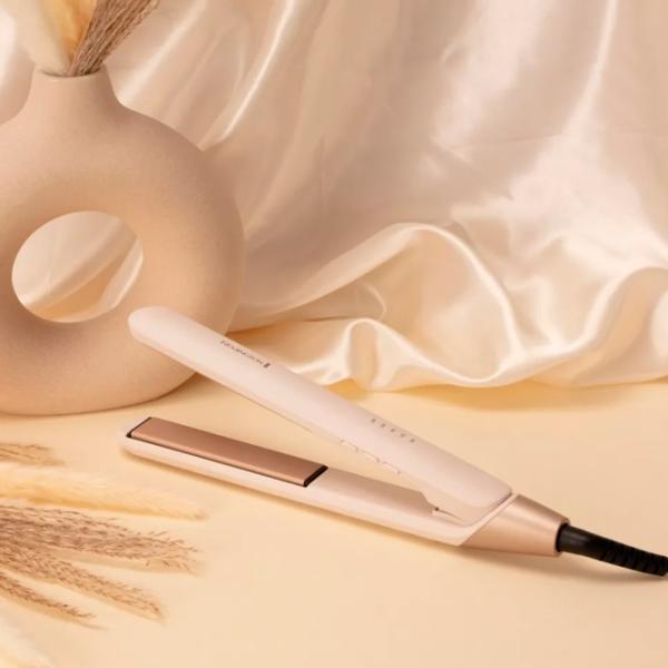Placă de îndreptat părul Remington S4740 52 W / Beige White photo 7