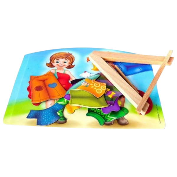 Joc de masă D-TOYS Îmbrăcăm păpușa Classic 2+/ Dezvoltare photo 2