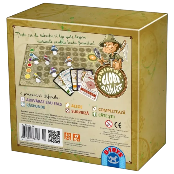 Joc de masă D-TOYS Animal Globe Whizz 10+/ Dezvoltare photo 3