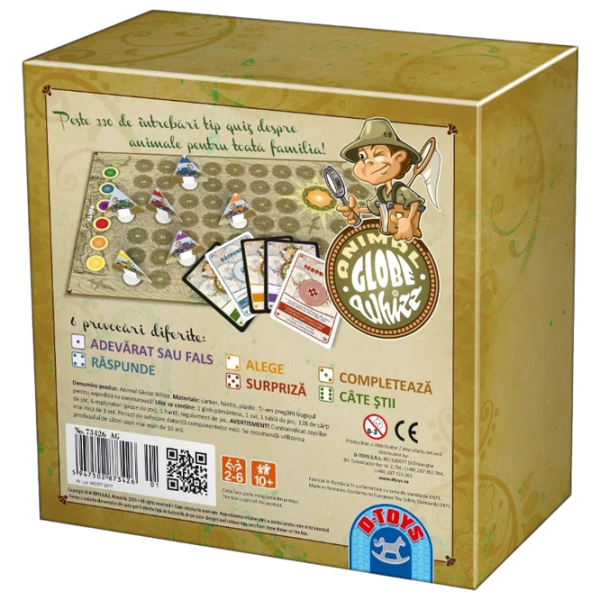 Joc de masă D-TOYS Animal Globe Whizz 10+/ Dezvoltare photo 3