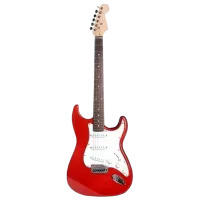 Chitară electrică Flame TD 163-1 Red Set 4/4,