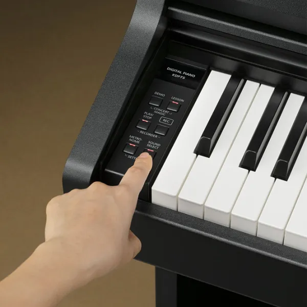 Pian electric Kawai KDP75B Acustic / 88 clape / Split / Black photo 3