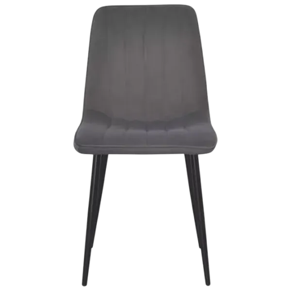 Set masă și scaune Evelin DT 432-1R B + 6 XR-154B Dreptunghiulară / PAL / Dark Gray photo 5