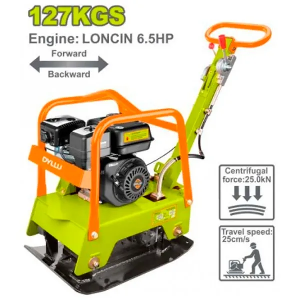 Placă compactoare DYLLU DTPA2A125 Green / 4800 W photo 2