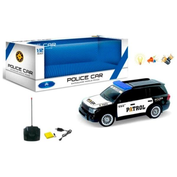 Mașină ChiToys Police Patro МЕ03.271  / 2.4 GHz / White Black photo 4