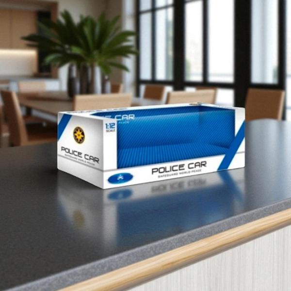 Mașină ChiToys Police Patro МЕ03.271  / 2.4 GHz / White Black photo 5