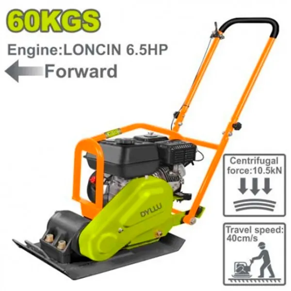 Placă compactoare DYLLU DTPM2A060 Green / 4800 W photo 1