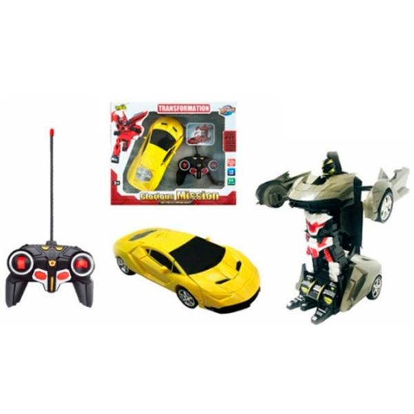 Mașină-transformer ChiToys Transformation МЕ03.273  / 2.4 GHz / Gray Yellow photo 4