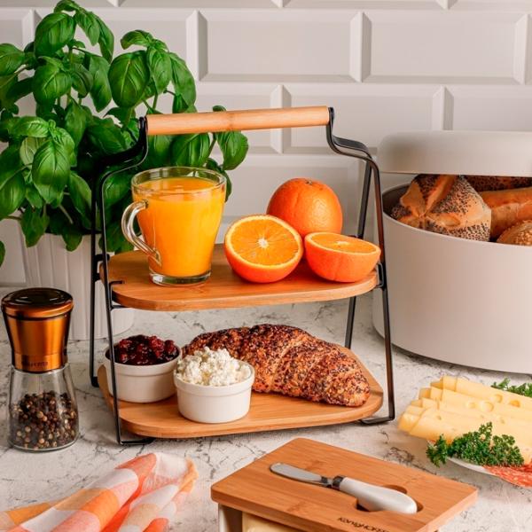 Поднос Tadar Bamboo Tray Прямоугольная / Дерево photo 7