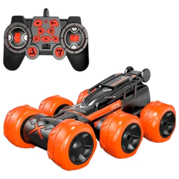 Mașină ChiToys Six Wheleed Stunt Car МЕ03.276  / 2.4 GHz / Black Orange photo 2