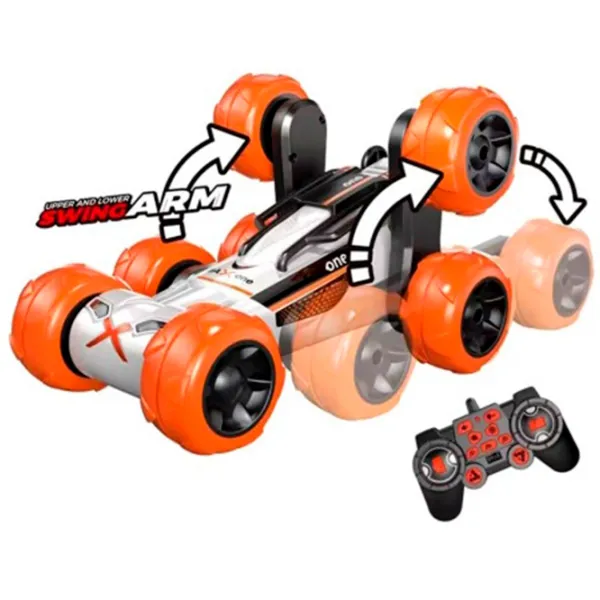 Mașină ChiToys Six Wheleed Stunt Car МЕ03.276  / 2.4 GHz / Black Orange photo 3