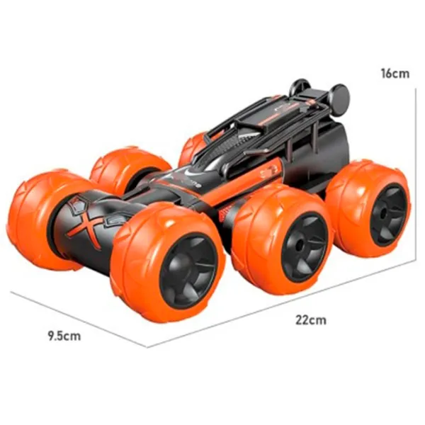 Mașină ChiToys Six Wheleed Stunt Car МЕ03.276  / 2.4 GHz / Black Orange photo 4