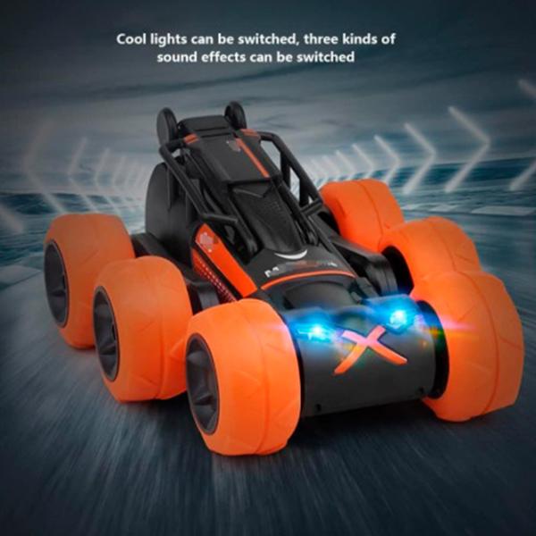 Mașină ChiToys Six Wheleed Stunt Car МЕ03.276  / 2.4 GHz / Black Orange photo 6