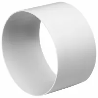 Mufă canal plat de ventilație Europlast ASF150 Plastic / White