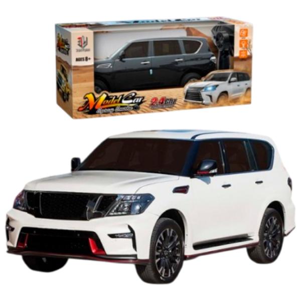 Mașină Optmarket Nissan Patrol Nismo МЕ03.280  / 2.4 GHz / Black White photo 2