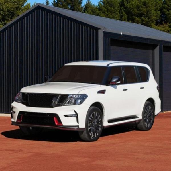 Mașină Optmarket Nissan Patrol Nismo МЕ03.280  / 2.4 GHz / Black White photo 4