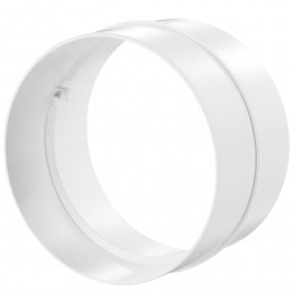 Mufă canal plat de ventilație Europlast AS150 Plastic / White photo 1