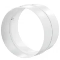 Соединение вентиляционное Europlast AS150 Пластик / Белый