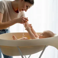 Cădiță pentru bebeluși Tega Baby Teggi Unisex / 0 - 36 luni / Beige photo 2