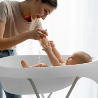Cădiță pentru bebeluși Tega Baby Teggi Unisex / 0 - 36 luni / White photo 5
